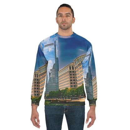 Exchange Place Cityscape Sweatshirt — Hudson River Skyline Urban Design