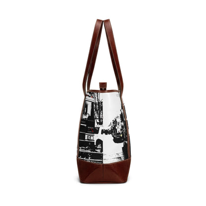 Firetruck Photo Handbag – Vintage Fire Engine Tote Bag