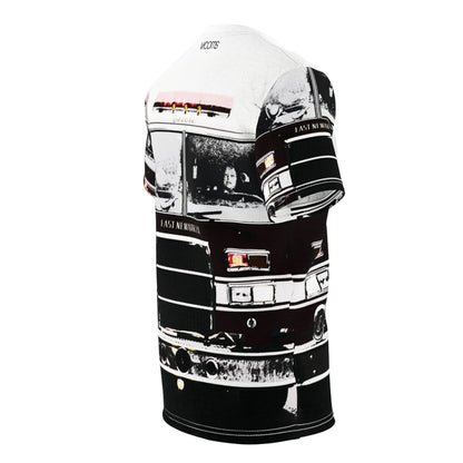 Newark Bravest T-Shirt – Vintage Firehouse Monochrome Edition