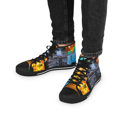 Stylish Men's High Top Sneakers