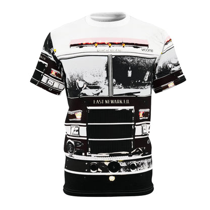 Newark Bravest T-Shirt – Vintage Firehouse Monochrome Edition