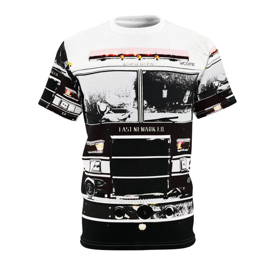 Newark Bravest T-Shirt – Vintage Firehouse Monochrome Edition