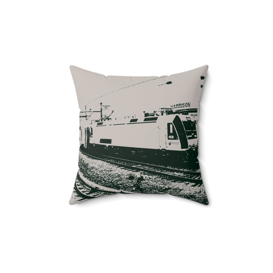 Spun Polyester Square Pillow Printed With Exclusive, High-Res, Full Color Beautiful Image