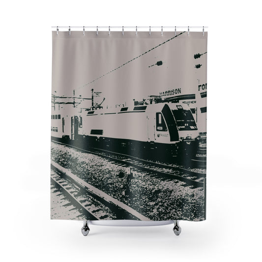 Shower Curtain Printed With Exclusive, High-Res, Full Color Beautiful Image.