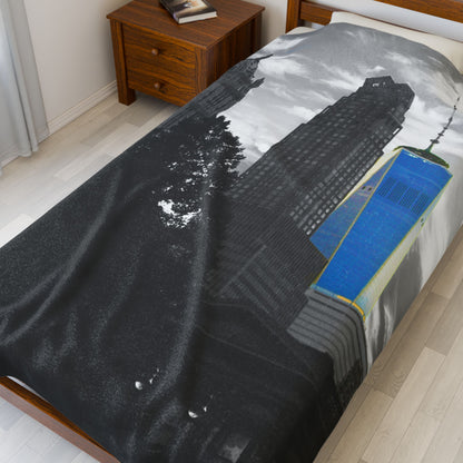 Velveteen Plush Blanket with beautiful photo image.