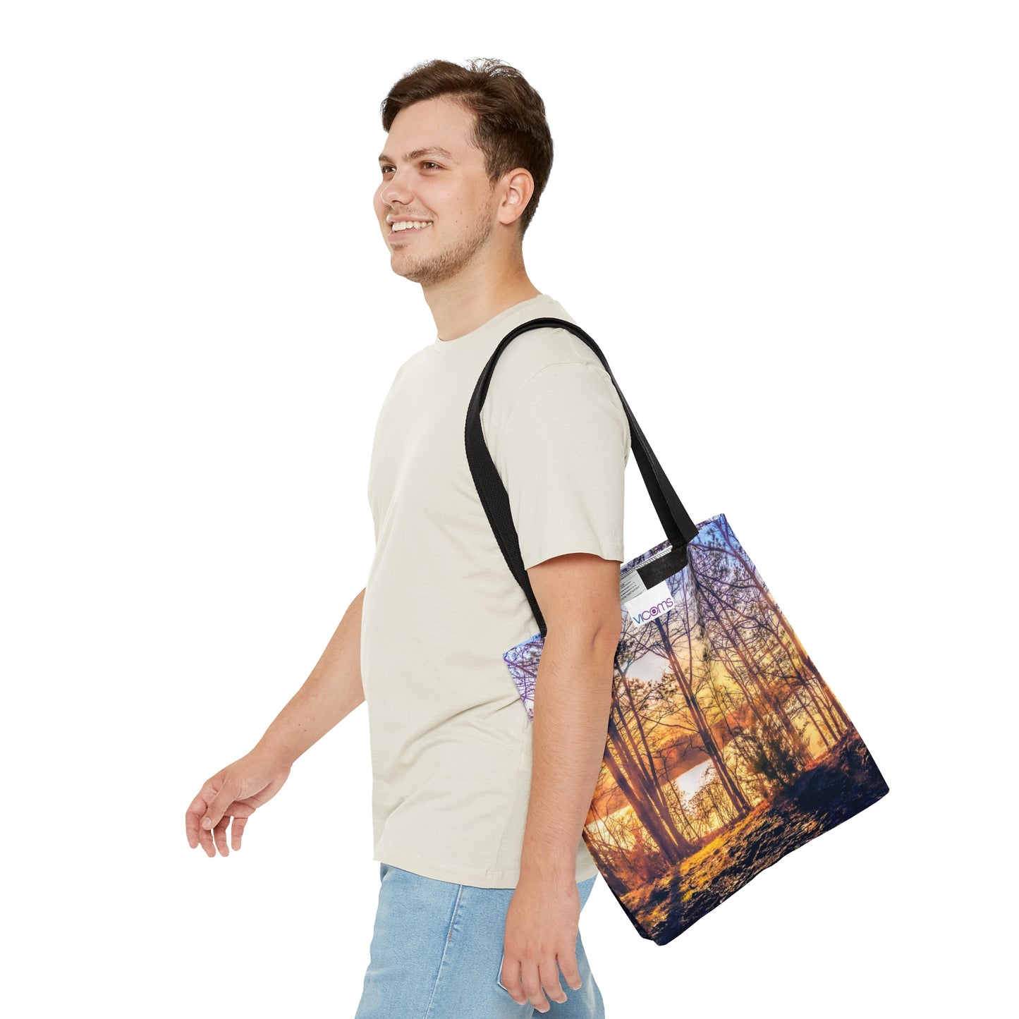 Tote Bag Printed with an Exclusive Beautiful High-Res, Full Color Natural Image.