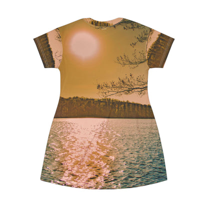 Lake Sunset Dress — Vintage Sunset Lake Dress
