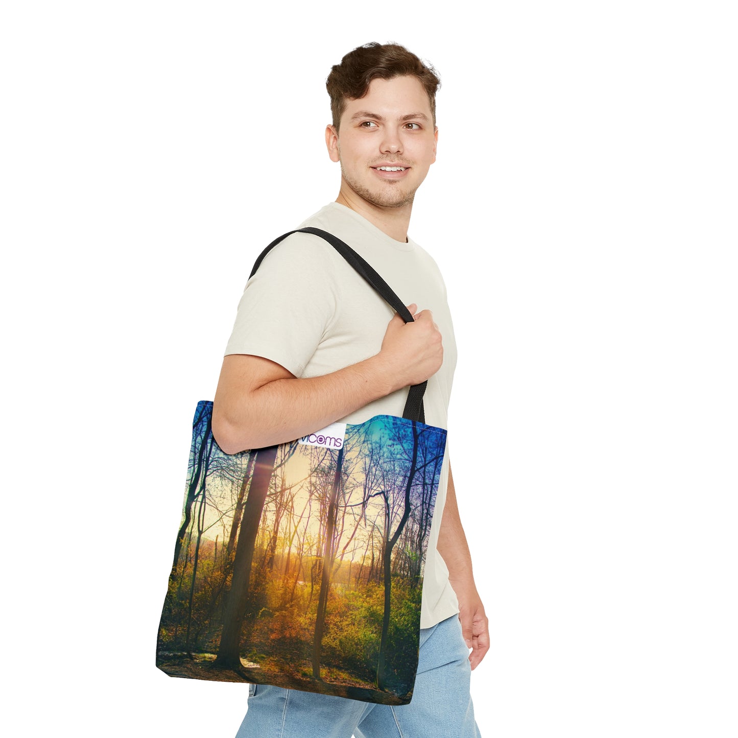 Tote Bag Printed with an Exclusive Beautiful High-Res, Full Color Natural Image.