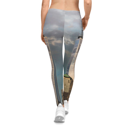 New York Skyline Leggings with One World Trade Center — Women's Casual