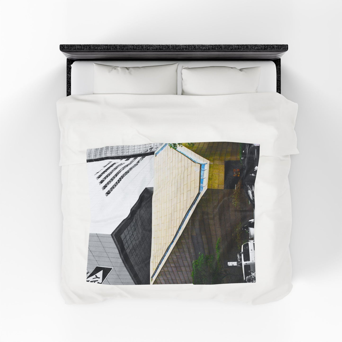 Velveteen Plush Blanket with beautiful car image.