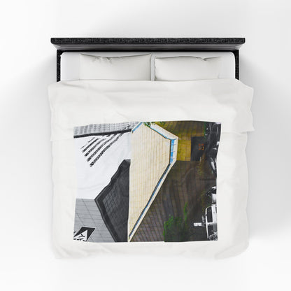Velveteen Plush Blanket with beautiful car image.