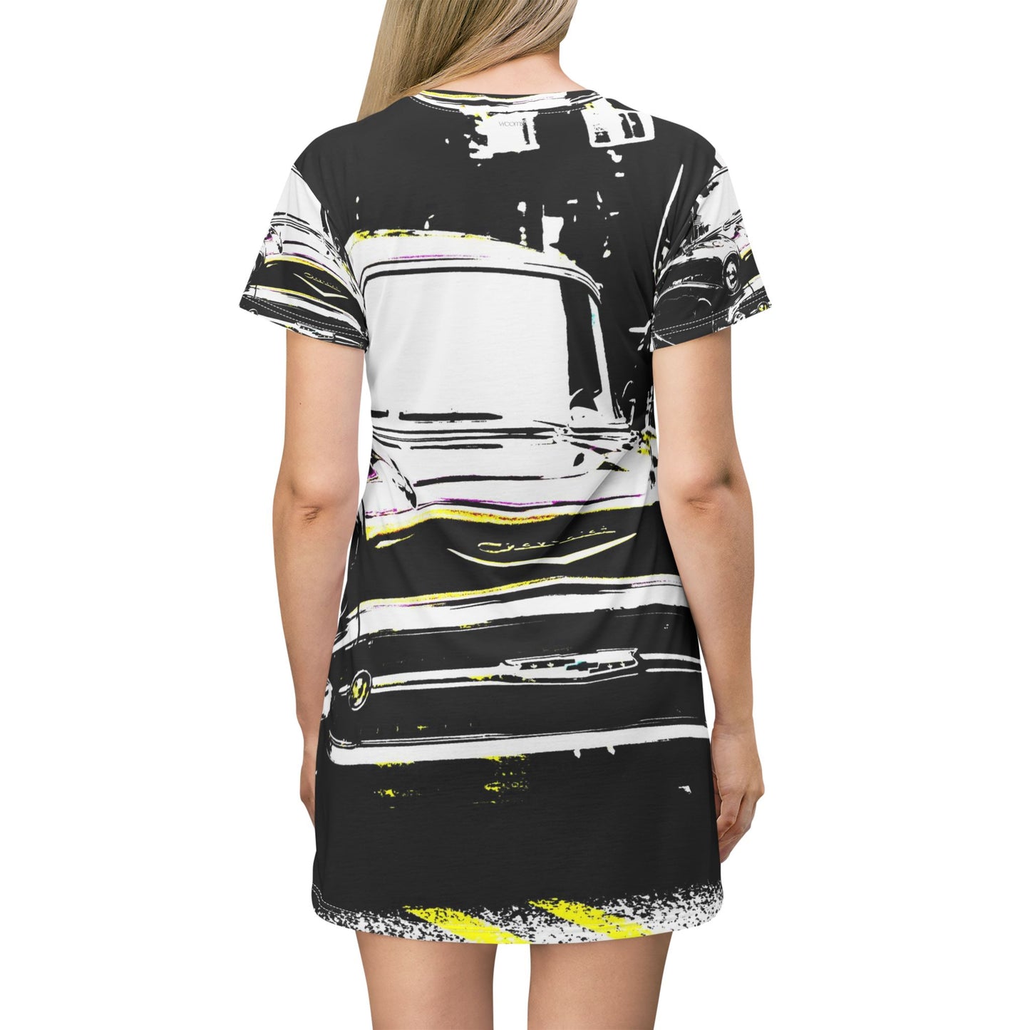 Classic Car Graphic Dress — Vintage Chevy