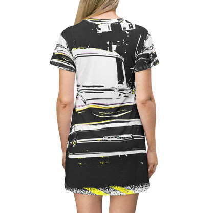 Classic Car Graphic Dress — Vintage Chevy