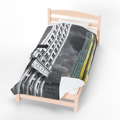 Velveteen Plush Blanket with beautiful photo image.