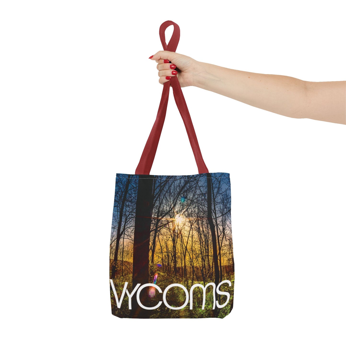 Tote Bag Printed with an Exclusive Beautiful High-Res, Full Color Natural Image.