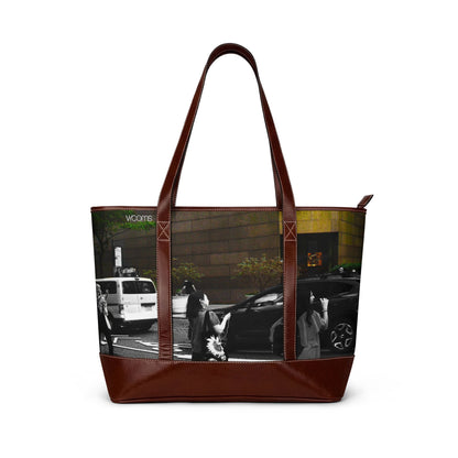 New York City Street Handbag — Urban Monochrome Tote