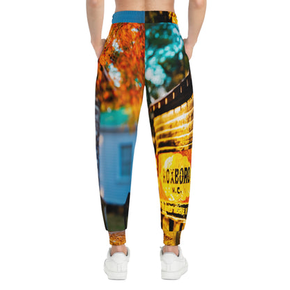 Autumn Refuge Premium Joggers – Rustic Cabin Fall Edition