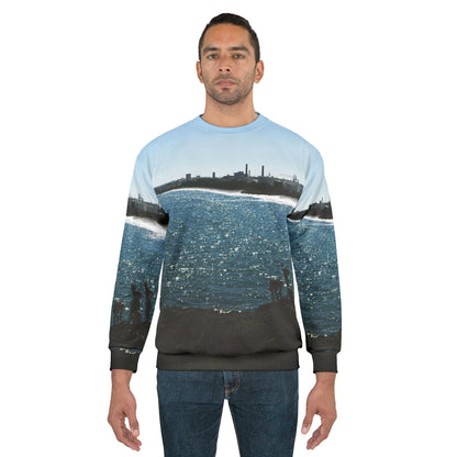 Coastal Sunset Sweatshirt — Haina Port Skyline