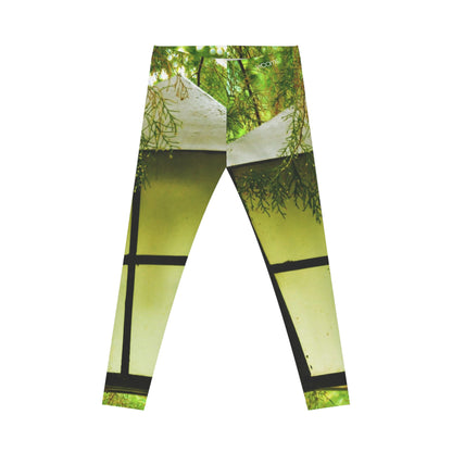 Green Lamp Fixture Leggings — Women's Scenic Leggings