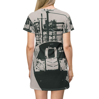 PathTrain Graphic Dress — Urban Transit Vibe