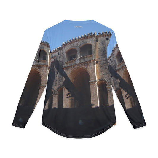 Cathdral of Santo Domingo Long Sleeve UV Shirt — Colonial Religious Architectural Motif