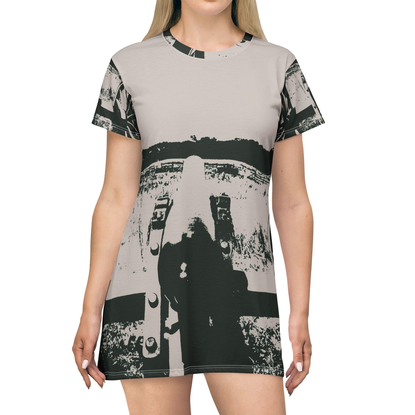 Civil War Cannon Dress — Black & White Cannnon