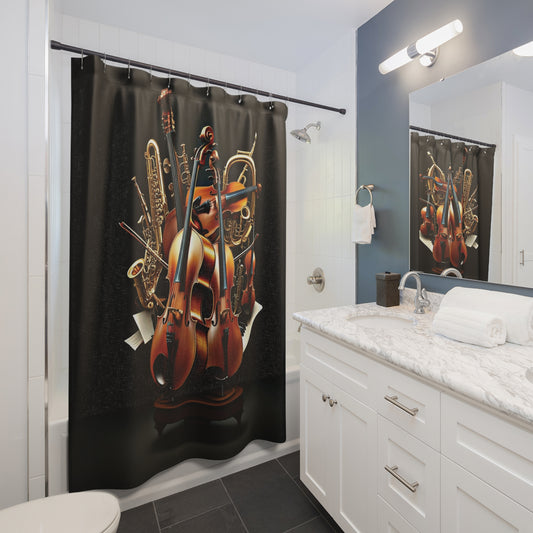 Shower Curtain Printed With Exclusive, High-Res, Full Color Beautiful Image.