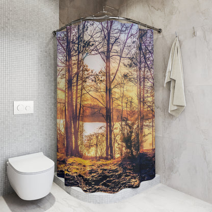 Shower Curtain Printed With Exclusivie, High-Res, Full Color Beautiful Image.