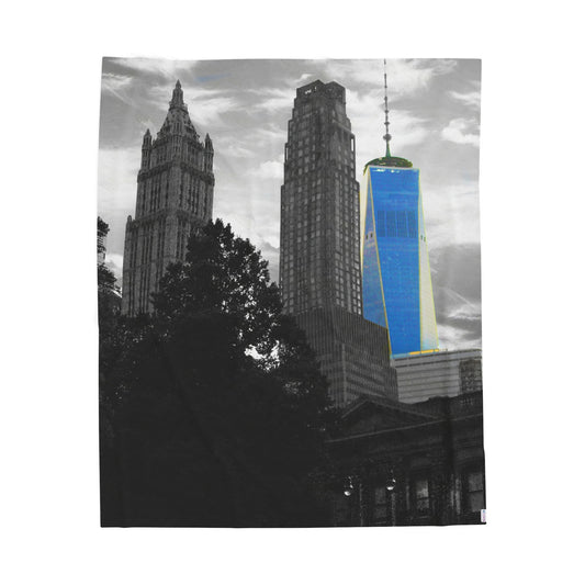 Velveteen Plush Blanket with beautiful photo image.