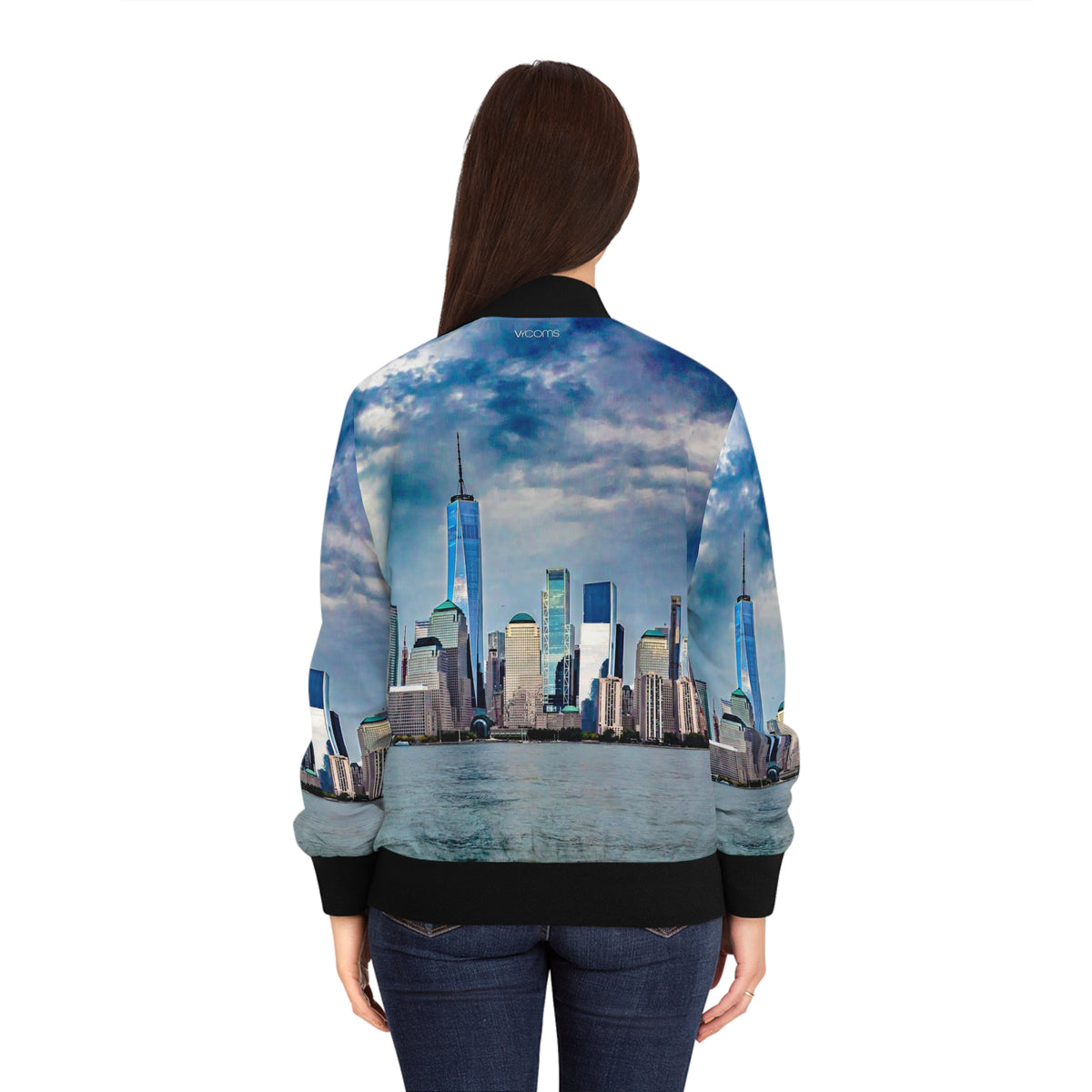 New York City Skyline Women's Bomber Jacket