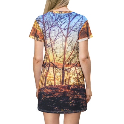 Sunset Forest Dress — Scenic Lake View