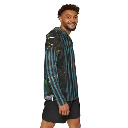 Coastal Weathered Fence Hoodie – Rustic Indigo Edition