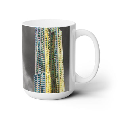 Elegant 15oz Ceramic Coffe Mug.