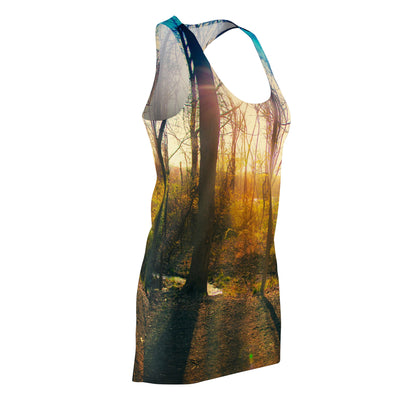 Sunlit Forest Racerback Dress — Nature Sundress