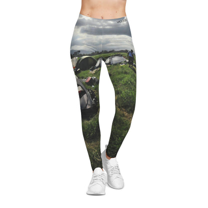 Camping Image Leggings — Scenic Outdoor Camp