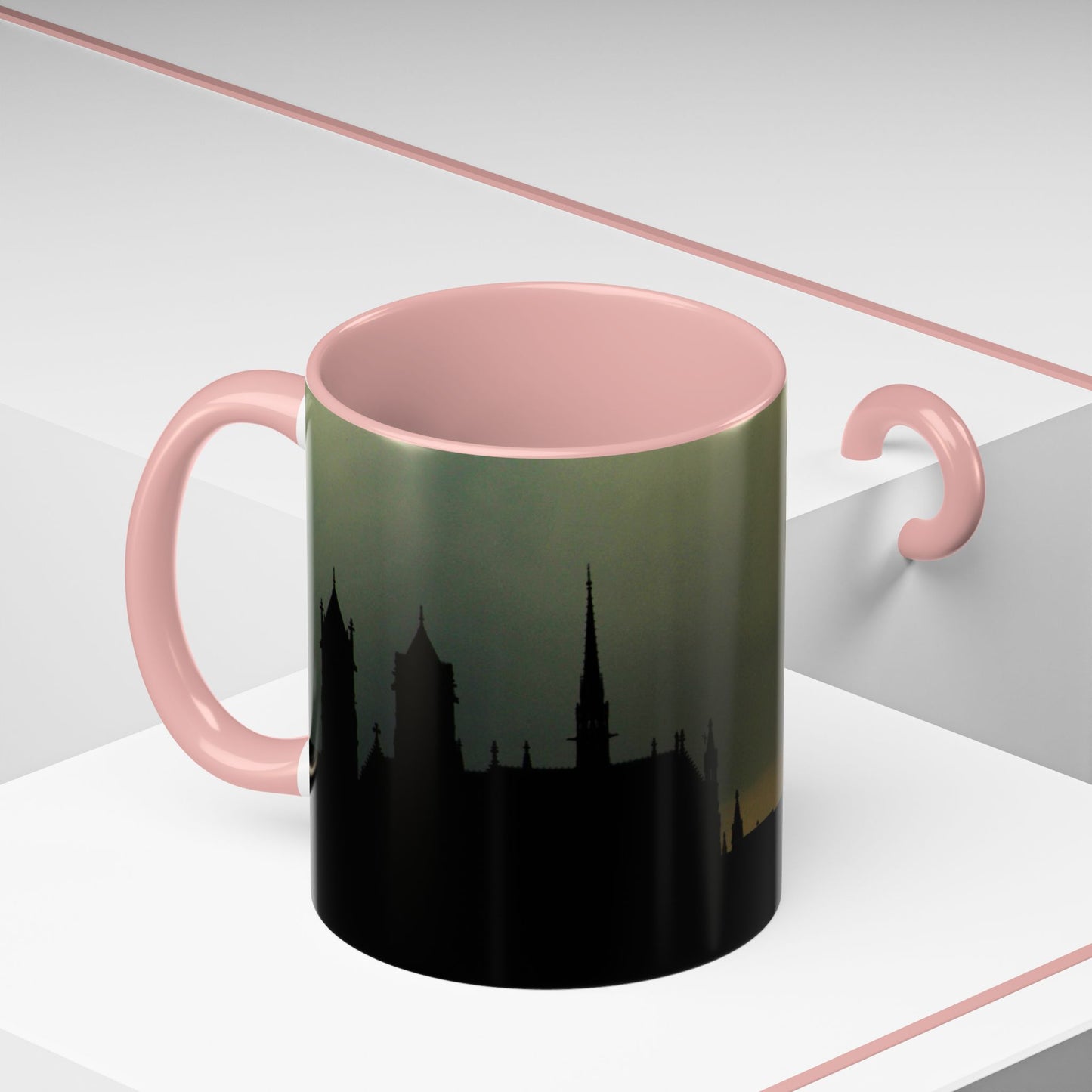 Beautifull 11oz Ceramic Mug Printed with aCathedral Basilica Of The Sacred Heart, Newark, New Jersey Image.