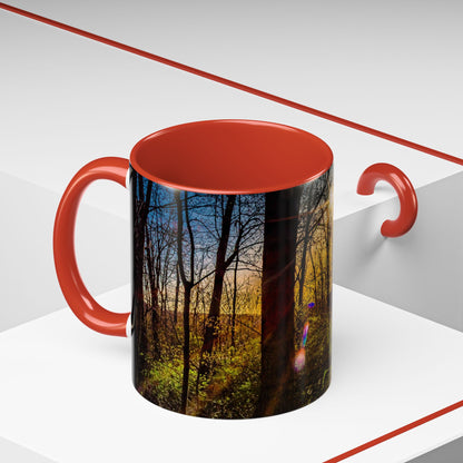 11oz Ceramic Coffe Mug Beautifully Decorated with an Elegant High-Res, Full Color Natural Landscape Image.