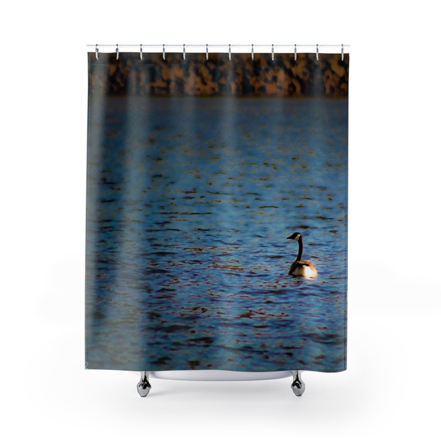 Shower Curtain Printed With Exclusive, High-Res, Full Color Beautiful Image.