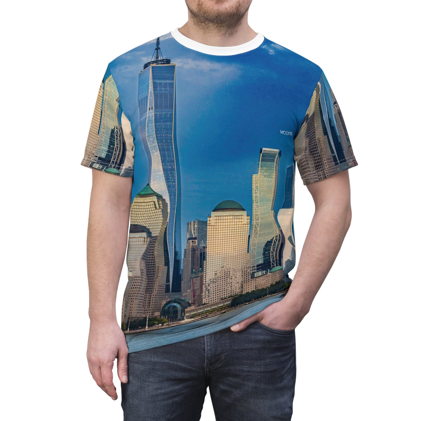 City Skyline T-Shirt— Modern Urban Skyscraper Design