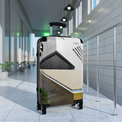 Architectural Photo Carry-On Suitcase — Modern Urban Travel Luggage