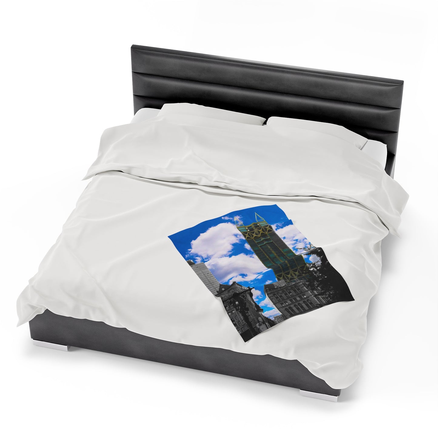 Velveteen Plush Blanket with beautiful photo image.