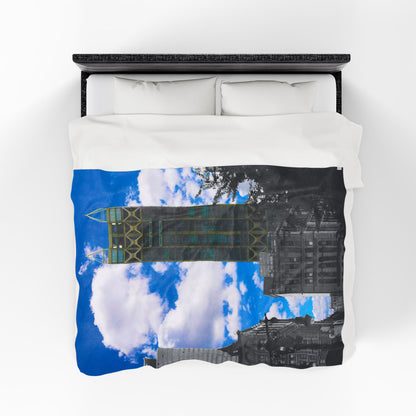 Velveteen Plush Blanket with beautiful photo image.