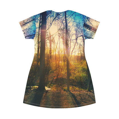 Golden Countryside Dress – Sunset Silhouette Edition