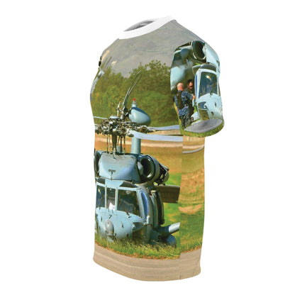 Military Helicopter T-shirts — Aviation Rescue Graphic T-Shirt