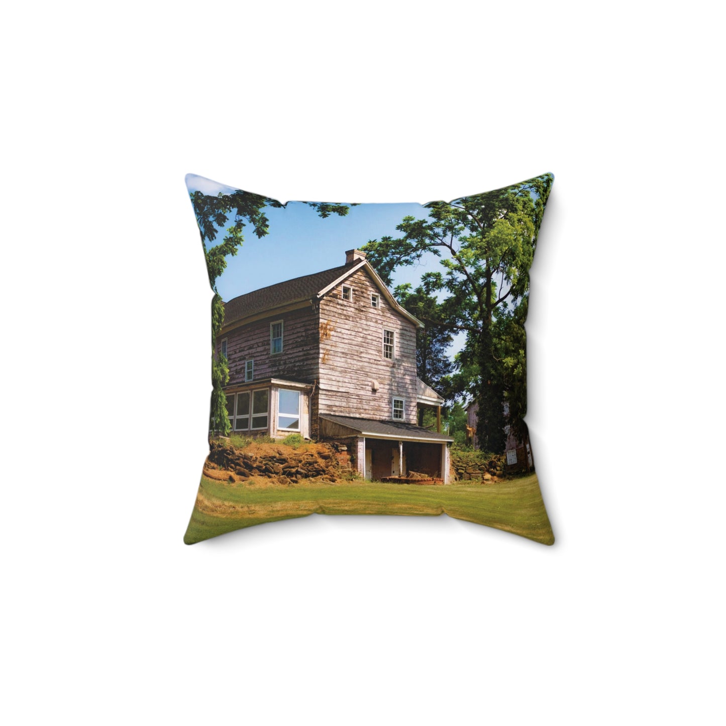 Spun Polyester Square Pillow Printed With Exclusive, High-Res, Full Color Beautiful Image