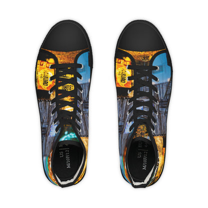 Stylish Men's High Top Sneakers