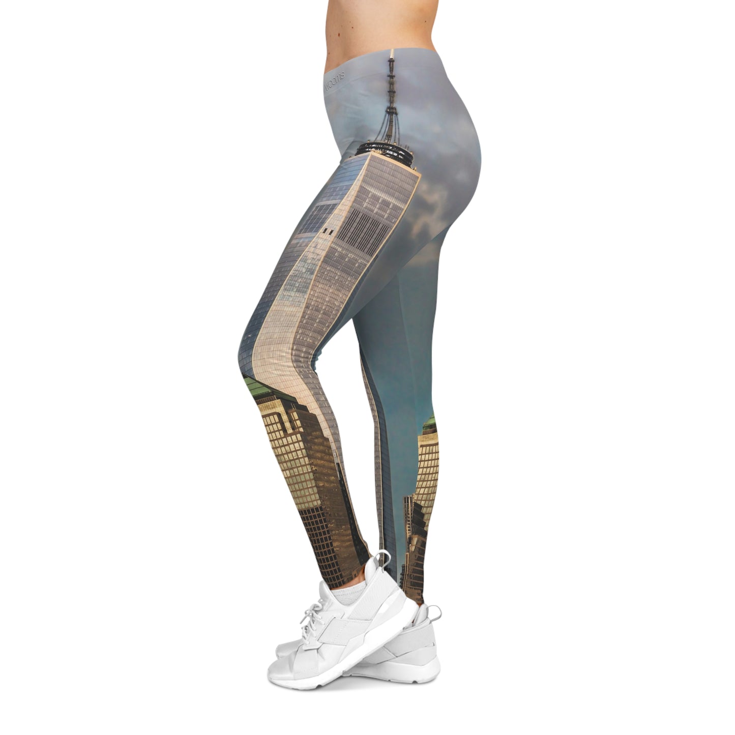 Skyline Cityscape Leggings — Downtown High-Rise Print