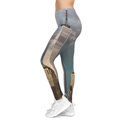 Skyline Cityscape Leggings — Downtown High-Rise Print