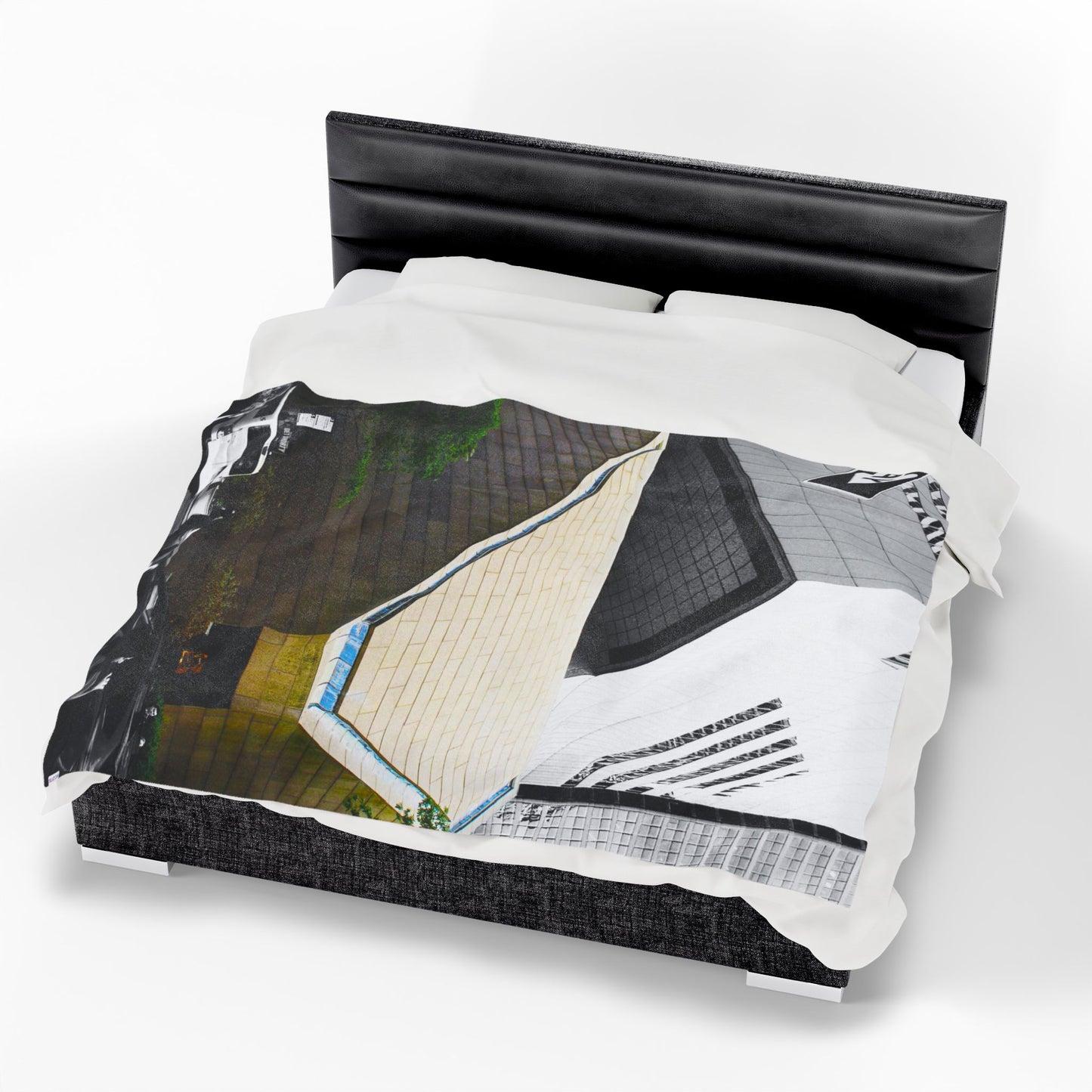 Velveteen Plush Blanket with beautiful car image.