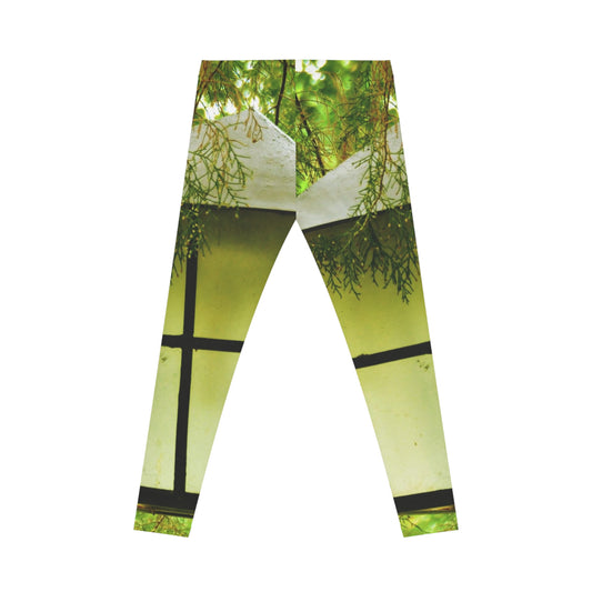 Leggings Green Lamp Fixture — Leggings escénicos para mujer